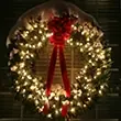 Interior holiday lighting and decor